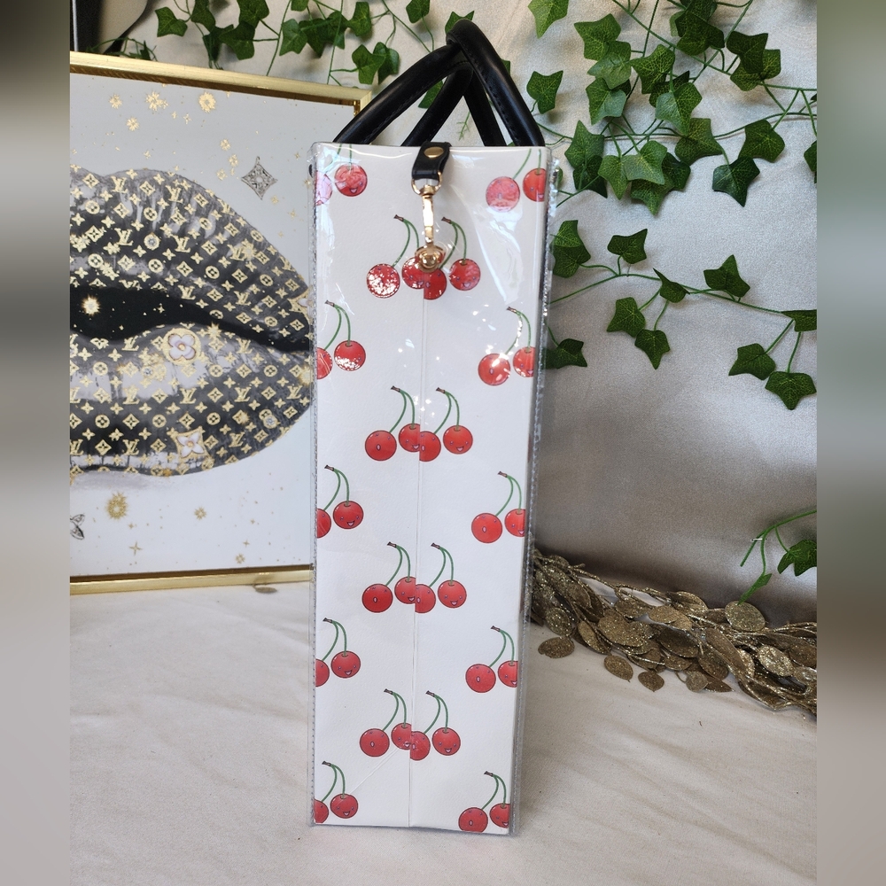 Authentic Louis Vuitton LIMITED EDITION Cherry retail Shopping Bag In A PVC Tote - Picture 5 of 10
